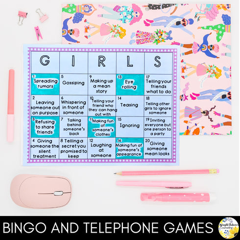 Relational Aggression and Bullying Counseling Activities Girls Guide to Bullying