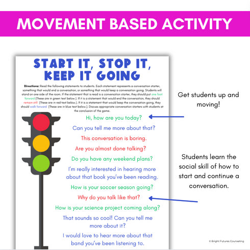 Elementary Social Skills Activities and Games