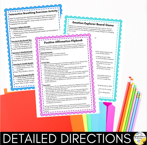Grab-And-Go Research-Based School Counseling Lessons, Games, & Activities BUNDLE
