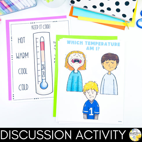 Self-Regulation Lesson for Social Emotional Learning and School Counseling