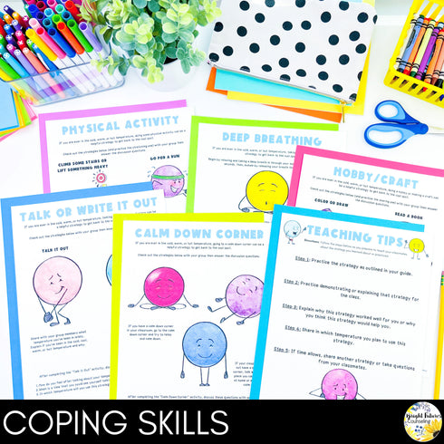 Self-Regulation Lesson for Social Emotional Learning and School Counseling