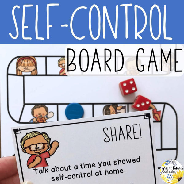 Self-Control Board Game + Digital School Counseling Game