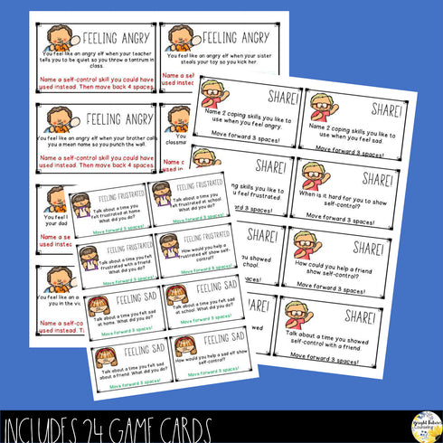 Self-Control Board Game + Digital School Counseling Game