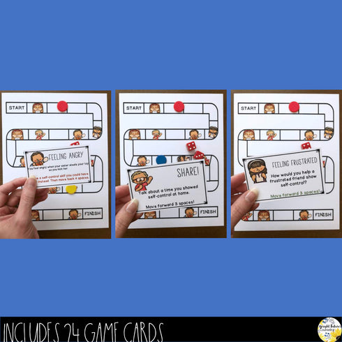 Self-Control Board Game + Digital School Counseling Game
