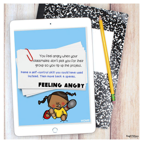 Self-Control Board Game + Digital School Counseling Game