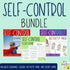 Self-Control Counseling BUNDLE Guidance Lesson Activities and Games