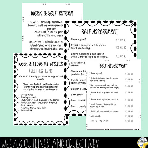 Self-Esteem Counseling Group Bundle
