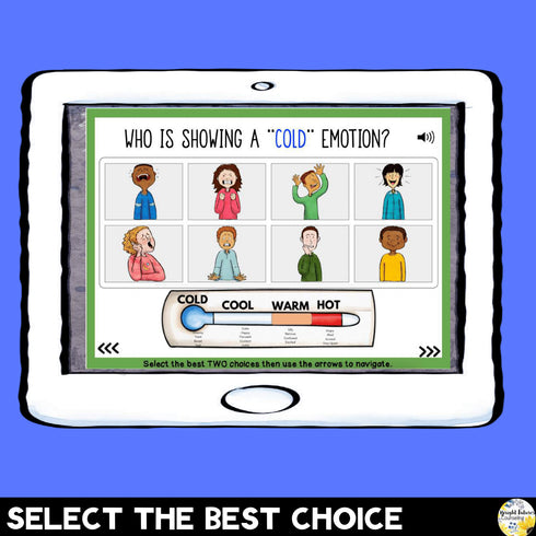 SELF-REGULATION Coping Skills Boom Cards Digital Activity - Counseling Game