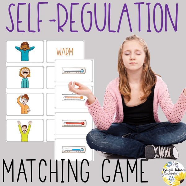 Self-Regulation Matching Game - Emotions Memory Card Game