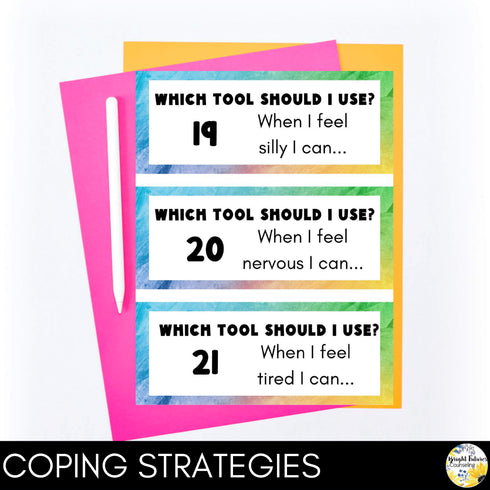 Self-Regulation Scoot Game - Elementary School Counseling Game