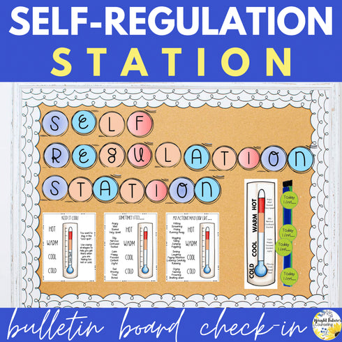 Self-Regulation Bulletin Board and Class Decor Self-Regulation Station Check-In
