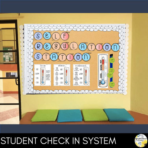 Self-Regulation Bulletin Board and Class Decor Self-Regulation Station Check-In