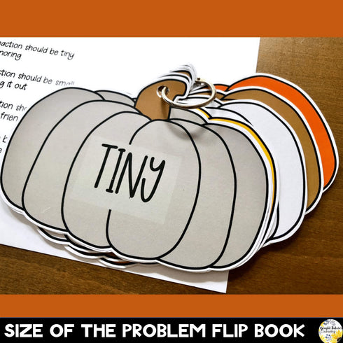 Size of the Problem Pumpkins Fall Bundle + SEL Fall Boom Cards Digital Game