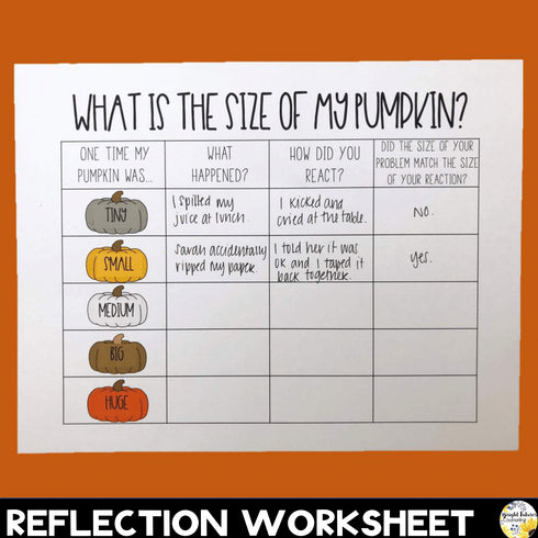 Size of the Problem Pumpkins Fall Bundle + SEL Fall Boom Cards Digital Game