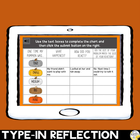 Size of the Problem Pumpkins Fall Bundle + SEL Fall Boom Cards Digital Game