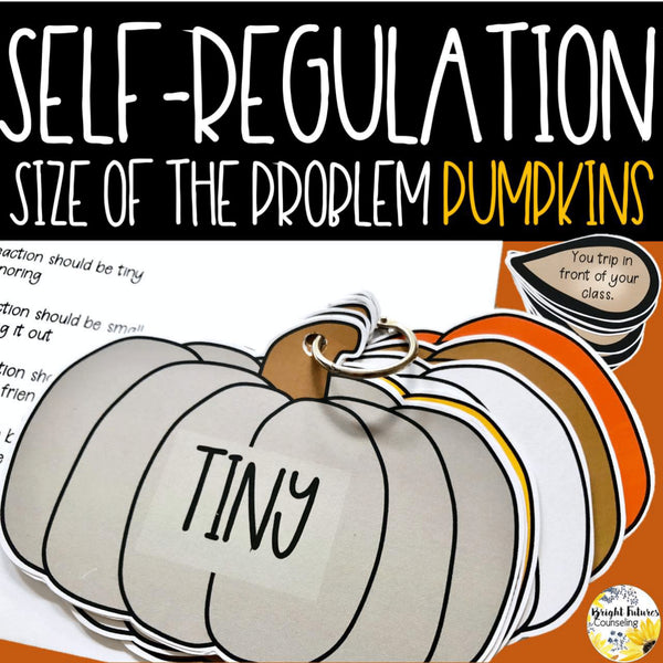 Size of the Problem Pumpkins Flip Book + Fall Themed Self-Regulation Activities