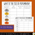 Size of the Problem Pumpkins Flip Book + Fall Themed Self-Regulation Activities