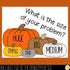 Size of the Problem Pumpkins Flip Book + Fall Themed Self-Regulation Activities