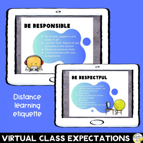 Social Distancing Back to School Bundle - Boom Cards & Google Slides