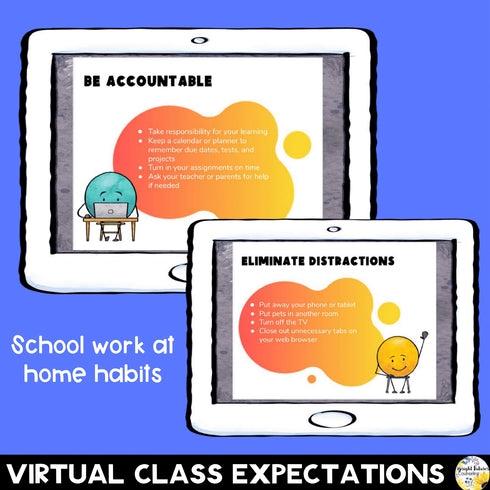 Social Distancing Back to School Bundle - Boom Cards & Google Slides