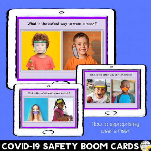 Social Distancing Back to School Bundle - Boom Cards & Google Slides