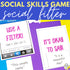Social Skills Elementary Counseling SEL Game - Social Filters: Print & Digital