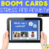 Stress and Anxiety Boom Cards Digital Game: Learn to Reduce Stress & Shift Focus
