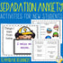 Separation Anxiety Activity Pack for New Students Team Brave Beginners