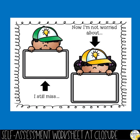 Separation Anxiety Activity Pack for New Students Team Brave Beginners