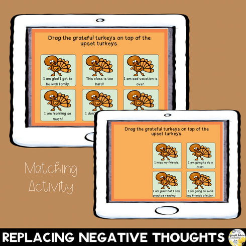 Thanksgiving Gratitude Boom Cards - Distance Learning Gratitude Activity