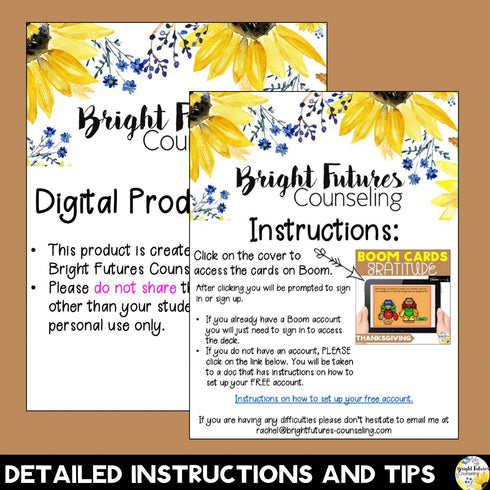 Thanksgiving Gratitude Boom Cards - Distance Learning Gratitude Activity