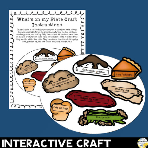 Thanksgiving Responsibility Bundle + Distance Learning SEL Boom Cards