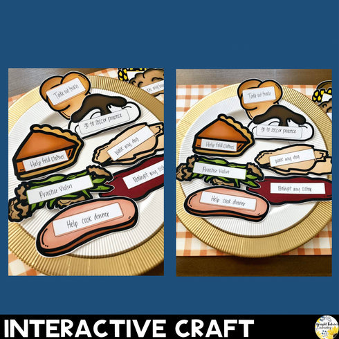 Thanksgiving Responsibility Bundle + Distance Learning SEL Boom Cards