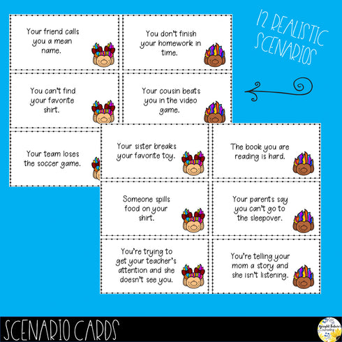 Self-Control Social Skills Card Game Self-ConTROLLS