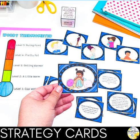 Worry and Anxiety Management - Coping Skills Activities for Primary Grades