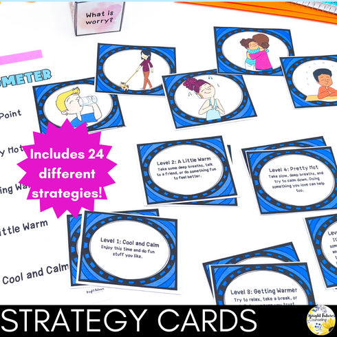 Worry and Anxiety Management - Coping Skills Activities for Primary Grades