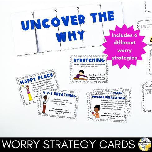 Worry and Anxiety Management - Coping Skills - Elementary Counseling Activities
