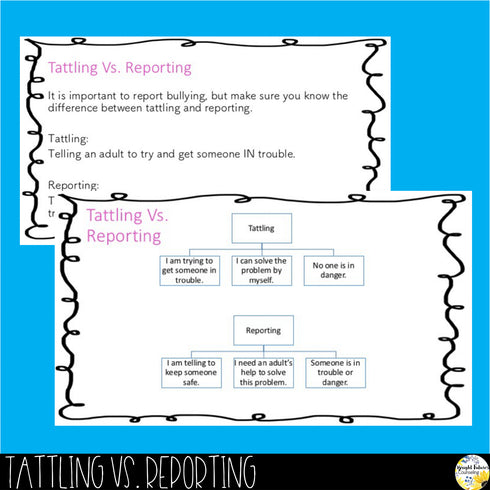 BULLYING PREVENTION Editable Guidance Lesson, Video, and Activity