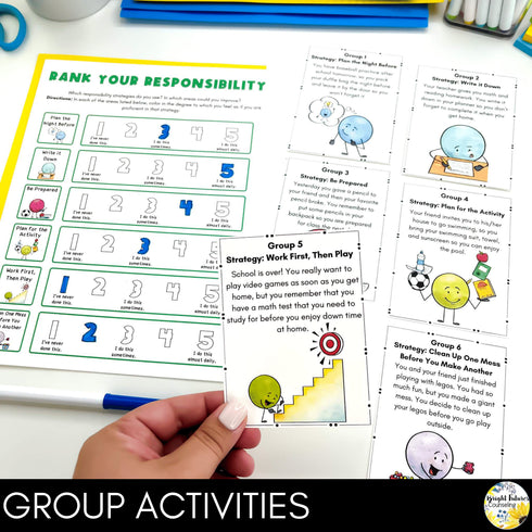 Elementary School Counseling Low-Prep and Engaging SEL Guidance Lessons Bundle