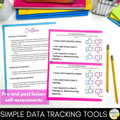 Elementary School Counseling Low-Prep and Engaging SEL Guidance Lessons Bundle