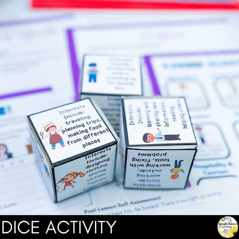 Career Exploration Lesson for Social Emotional Learning and School Counseling