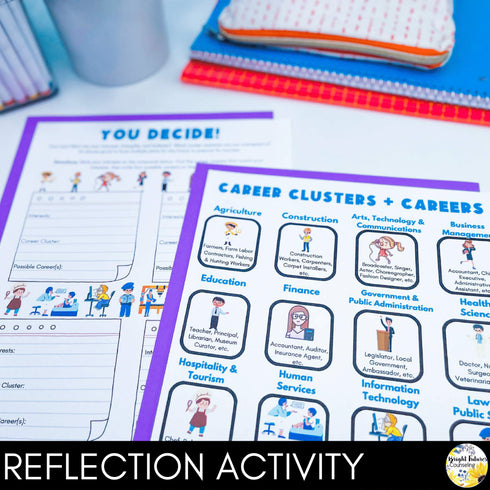 Career Exploration Lesson for Social Emotional Learning and School Counseling