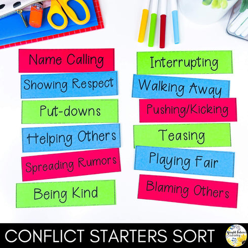 Conflict Resolution Strategies Counseling Group - Peacekeepers and Friendships