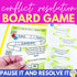 Conflict Resolution Board Game & Activity Pack | Conflict Resolution Strategies