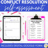 Conflict Resolution School Counseling Self-Assessment