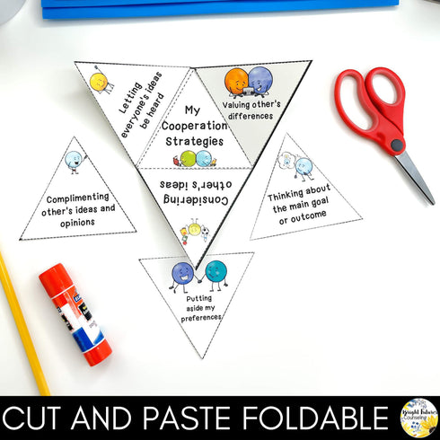 Cooperation Lesson for Social Emotional Learning & Elementary School Counseling