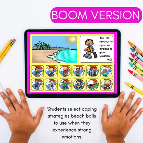 Summer Coping Strategies - Digial End of the Year Counseling SEL Activity