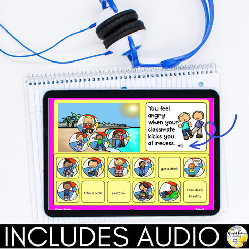 Summer Coping Strategies - Digial End of the Year Counseling SEL Activity