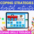 Coping Strategies Toolbox Digital Activity - Google Slides & Boom Cards Versions