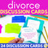 Divorce Discussion Cards Counseling Activity